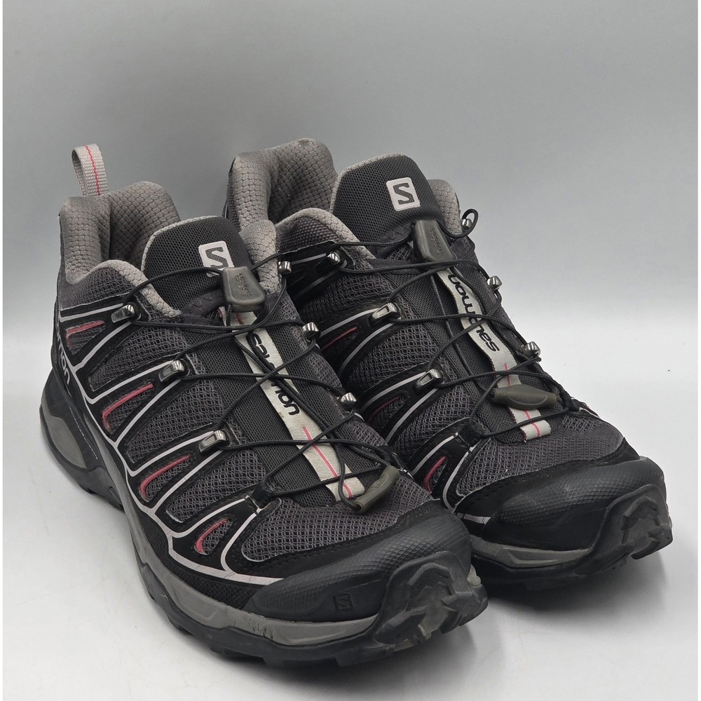 Salomon X Ultra 371641 Hiking Shoes Contagrip Gray Women's US 8.5 Eur 42